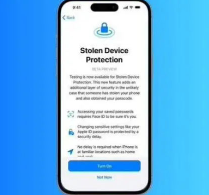 麟游苹果授权维修店分享被盗设备保护功能开启方法 