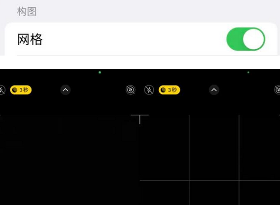 麟游苹果手机维修网点分享iPhone如何开启九宫格构图功能