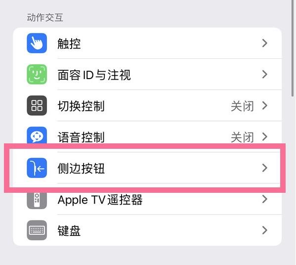 麟游苹果14维修店分享iPhone14 Plus侧键双击下载功能关闭方法 