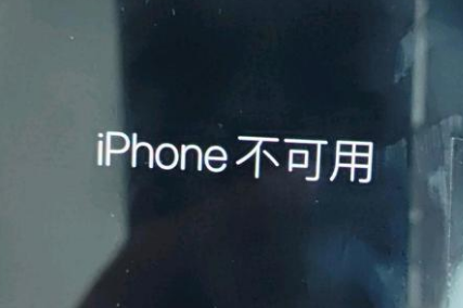 麟游苹果服务网点分享锁屏界面显示“iPhone 不可用”如何解决 