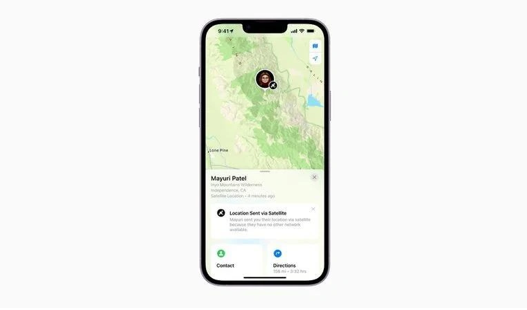 麟游苹果14维修分享iPhone14系列中 FindMy功能通过卫星分享位置方法教程 