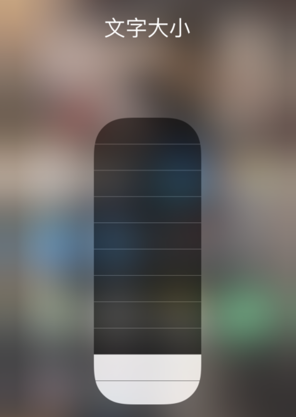 麟游苹果手机维修分享小技巧：在 iPhone 控制中心快速调节字体大小 
